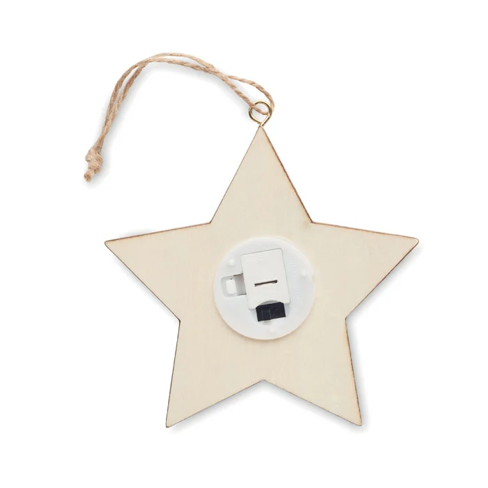 Stea din MDF cu lumină Starlight