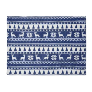 Pătură din fleece coral RPET de 190 gr/m² cu model de iarnă Tosti