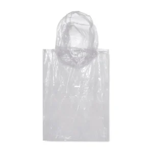 Pelerină de ploaie pliabilă cu glugă, ambalată în husă transparentă Sprinkle