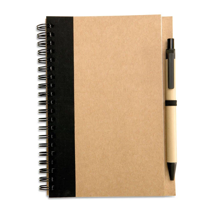 Bloc notes reciclat și pix Sonora Plus