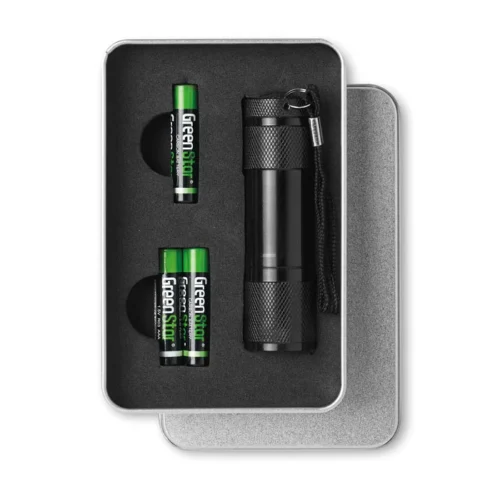 Lanternă din aluminiu, cu 9 LED-uri LED Plus