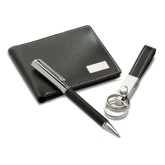 Set cadou elegant oferit pe suport din material EVA în cutie de carton Eleganci