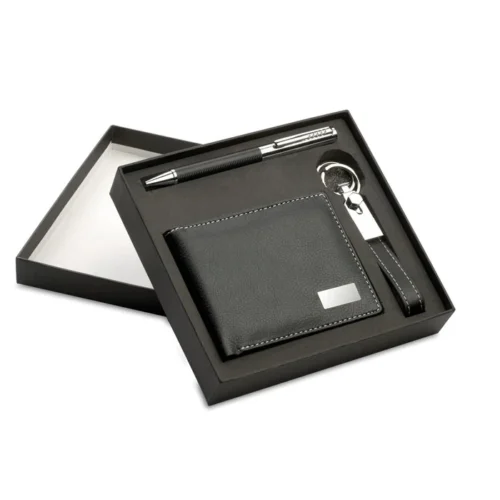 Set cadou elegant oferit pe suport din material EVA în cutie de carton Eleganci