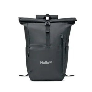 Rucsac pentru laptop de 15 inch cu rolă, din poliester RPET 300D Valley Rollpack