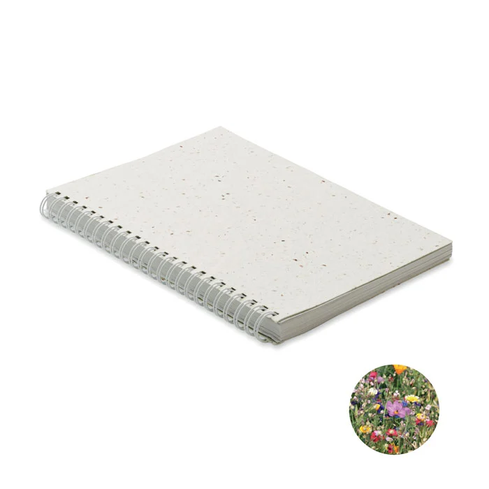 Notebook din hârtie cu semințe A5 Seed Ring