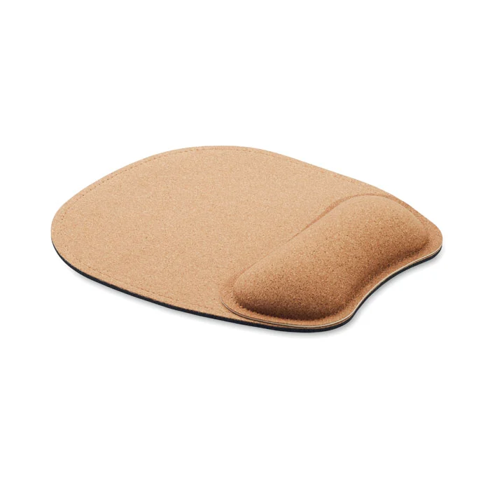Suport ergonomic pentru mouse din plută cu suport pentru încheietura mâinii Marbo
