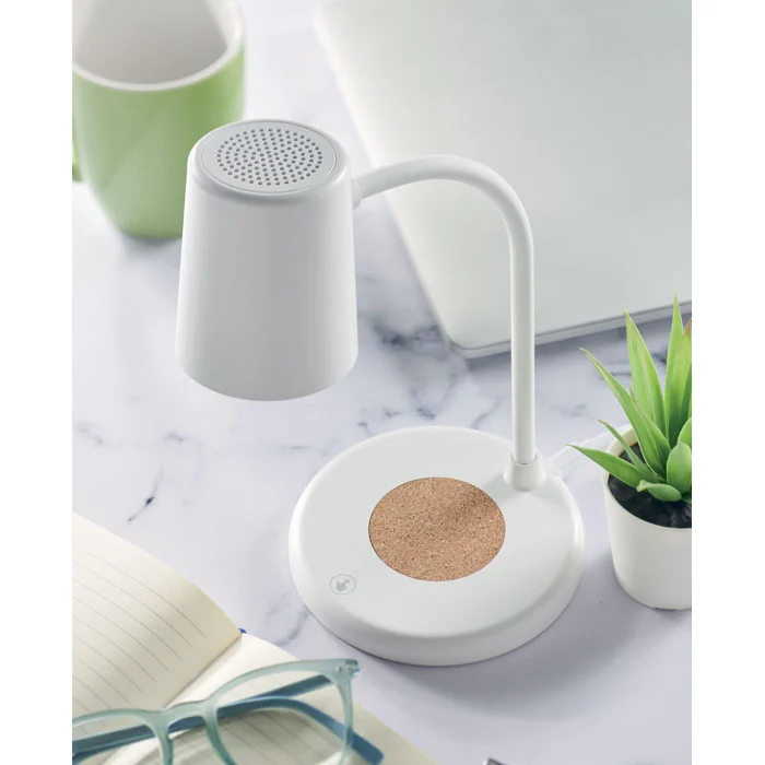 Lampă de birou cu încărcare wireless de 15 W și boxă wireless 5.1 Spot