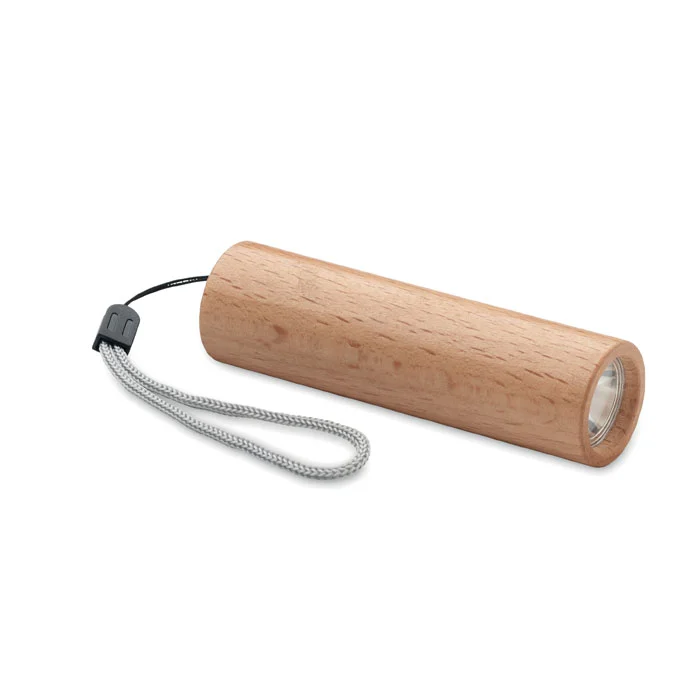 Lanternă reîncărcabilă din lemn de fag cu lumină de 5 W 70 LUM ( 1 LED) Lite