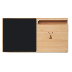 Încărcător wireless din bambus Sibit