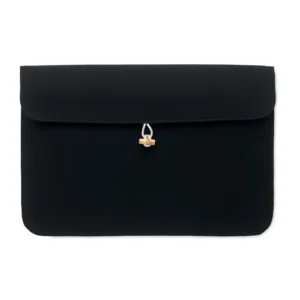 Husă pentru laptop de 15 inch, căptușită, din bumbac de 220 gr/m² Cotin