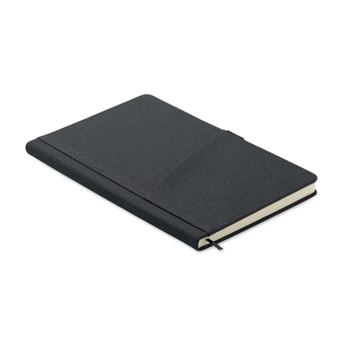 mo2285-03-80a150982c Caiet A5 cu copertă tare din PU cu buzunar pentru telefon în față Cinco