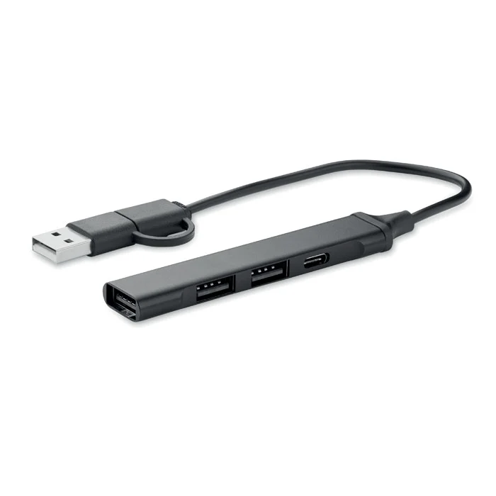 USB 4 porturi hub 19 cm Current