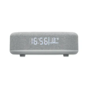 Boxă wireless 5 W, 4 în 1 din ABS, cu stație meteo și lumină ambientală Tuono