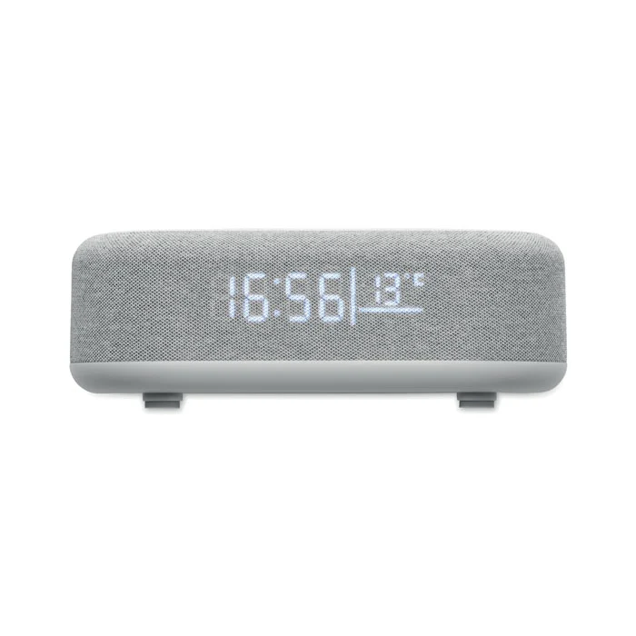 Boxă wireless 5 W, 4 în 1 din ABS, cu stație meteo și lumină ambientală Tuono