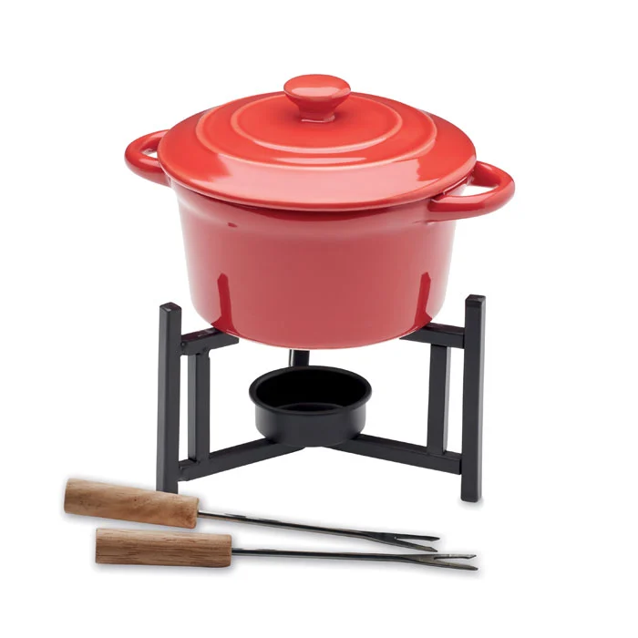 Set mic de fondue din ceramică cu brânză pentru două persoane Big Kase