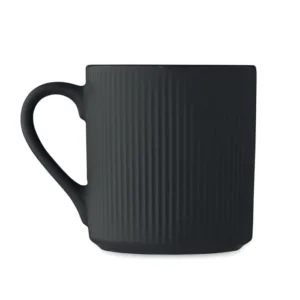 Cană din ceramică cu nervuri în culoare mată Ribmug