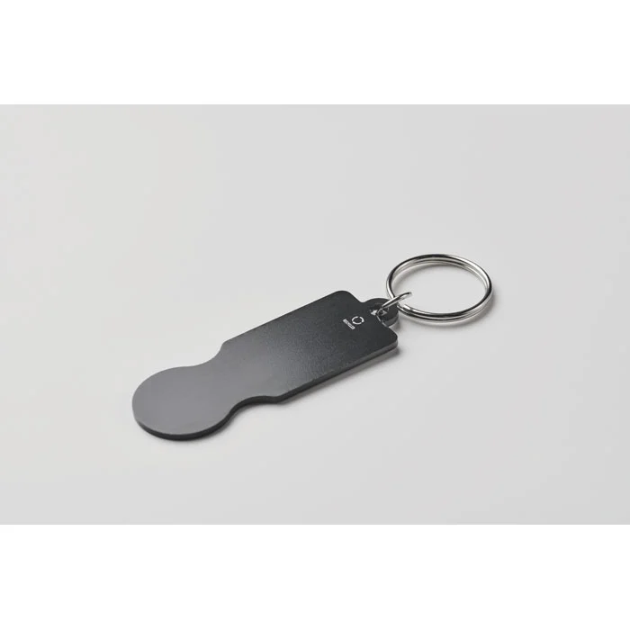 Token pentru cărucior cu breloc din aluminiu reciclat Tokley