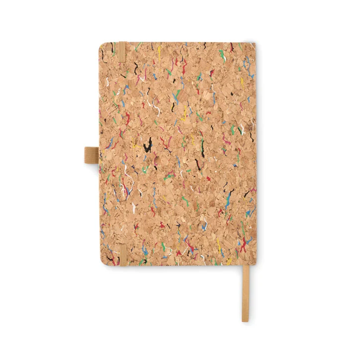 Notebook A5 cu copertă tare din plută colorată Cornota