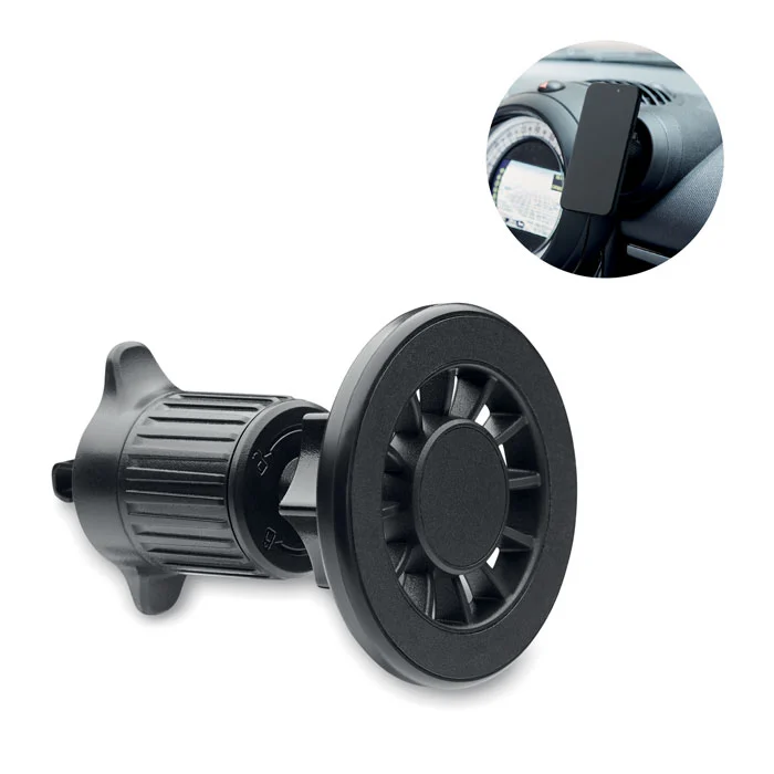 Suport magnetic pt telefon la aerisire cu rotire la 360 de grade din ABS Holdme