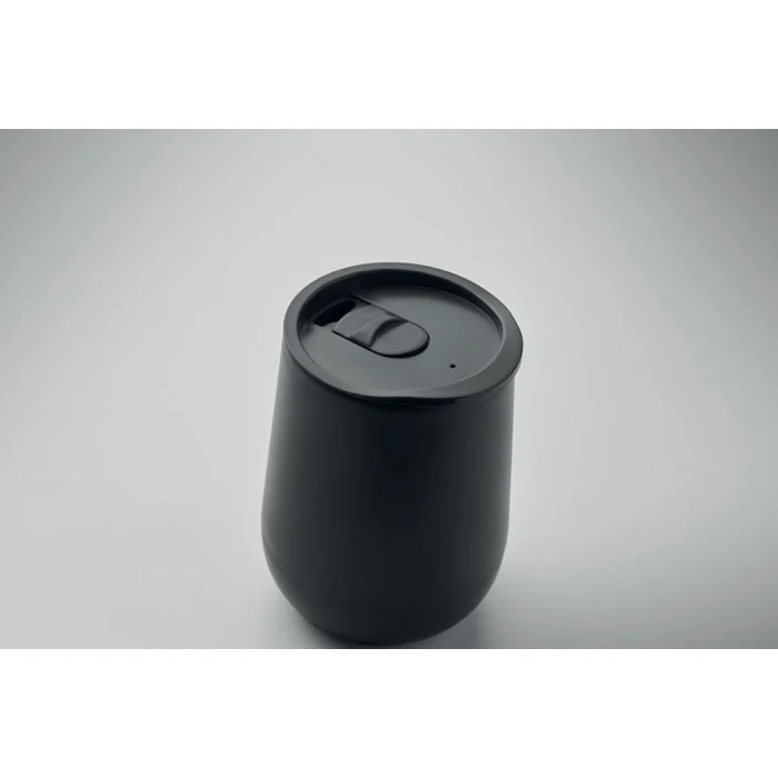 Pahar tumbler cu perete dublu din PP cu capac cu gura de băut și închidere glisantă Go