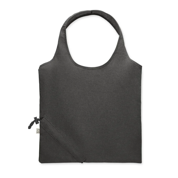 Sacoșă de cumpărături pliabilă din bumbac pre-consumator reciclat (70% Carrie Colour
