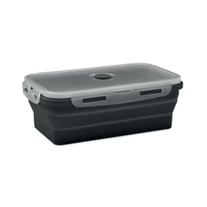 Cutie de prânz pliabilă din silicon cu capac din PP și supapă din silicon Kolapso