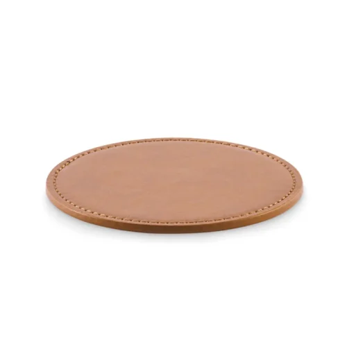 Coaster rotund în PU Posa