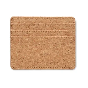 Suport pentru carduri din plută (pentru 3 carduri) cu compartiment principal RFID Wallk