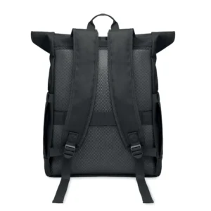 Rucsac rolltop pentru laptop 15 inch din poliester 600D RPET acoperit cu PU Bangkok Roll
