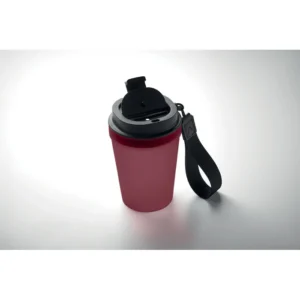 Pahar cu un singur perete din PP, curea din poliester RPET Isforden Tumbler