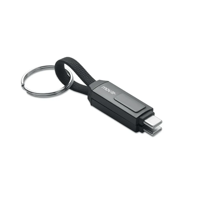 Cablu de încărcare și date 60 W cu breloc Keysto