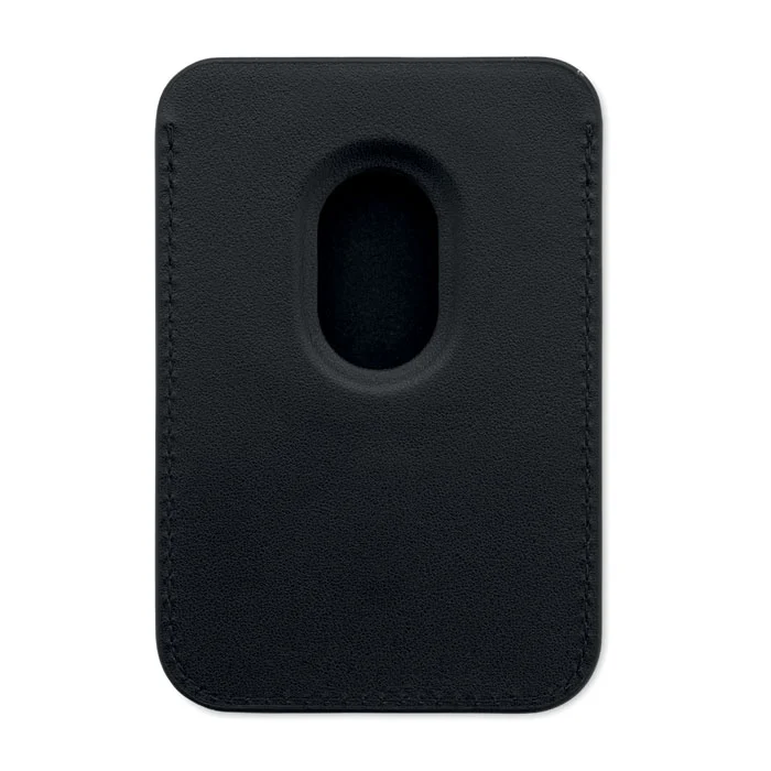Suport magnetic pentru carduri de credit din piele PU (pentru 3 carduri) Karta