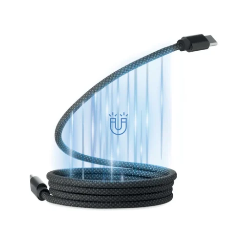 Cablu magnetic împletit din RPET Braid