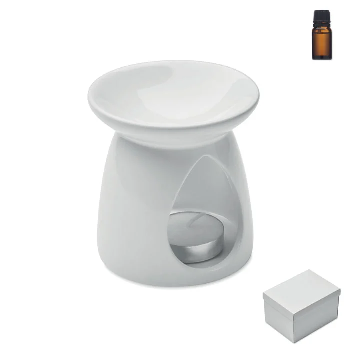 Set arzător de arome din ceramică Sagrada