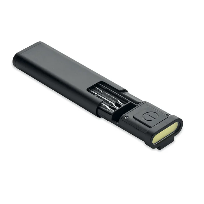 Lanternă COB multifuncțională cu 4 capete COB, 60 lumeni Scrudrive