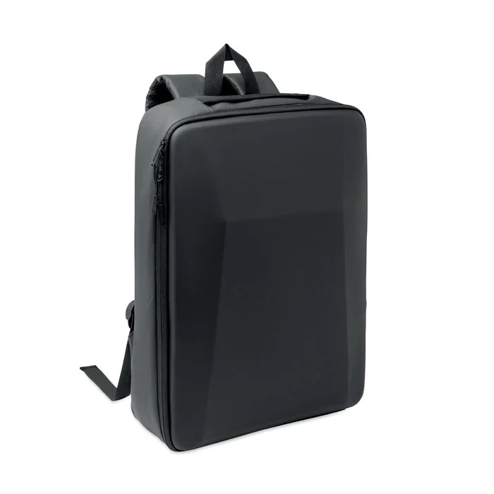 Rucsac laptop de 15'' din RPET 600D cu partea din față rigidă din EVA Novix