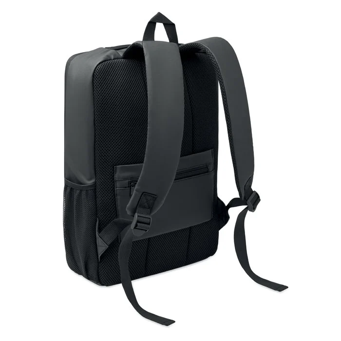 Rucsac laptop de 15'' din RPET 600D cu partea din față rigidă din EVA Novix