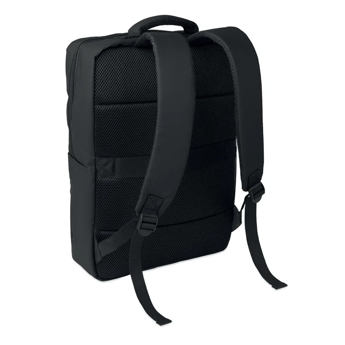Rucsac laptop de 15'' din RPET 600D cu acoperire PU Metro