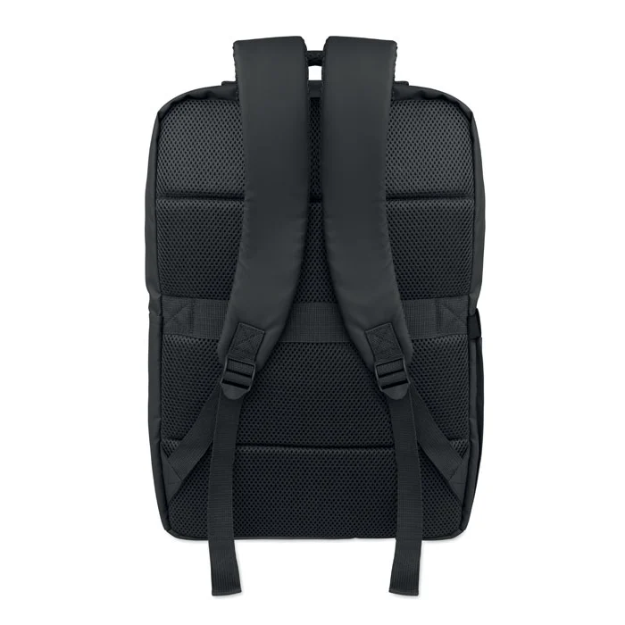 Rucsac laptop de 15'' din RPET 600D cu acoperire PU Metro