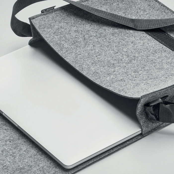 Geantă laptop fetru RPET Baglo