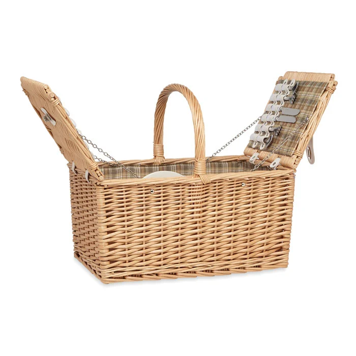 Coș picnic răchită 4 persoane Mimbre Plus