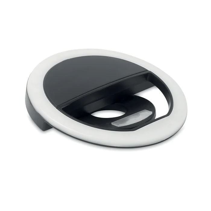 Inel portabilă pentru selfie, 8 cm din material ABS cu 28 de LED-uri Helie