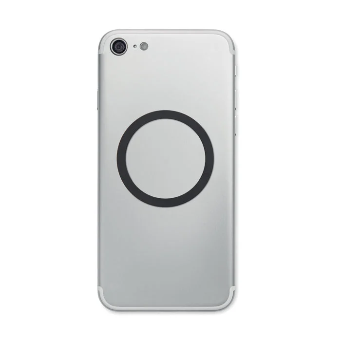 Încărcător magnetic wireless portabil din aluminiu, 15 W cu suport pentru telefon Melis