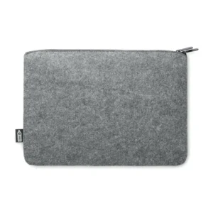 Husă pentru laptop de 14 inch, din pâslă RPET, cu buzunar frontal cu fermoar Toplo