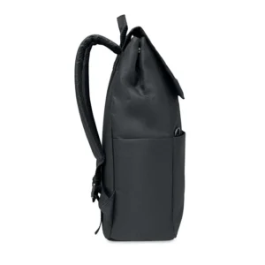 Rucsac pentru laptop de 15 inch în RPET 600D 2 tonuri, cu clapetă magnetică Daegu Lap