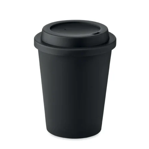 Pahar cu perete dublu și capac pentru băut din PP Nola