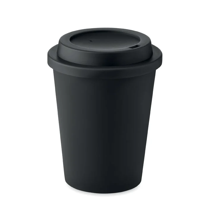 Pahar cu perete dublu și capac pentru băut din PP Nola