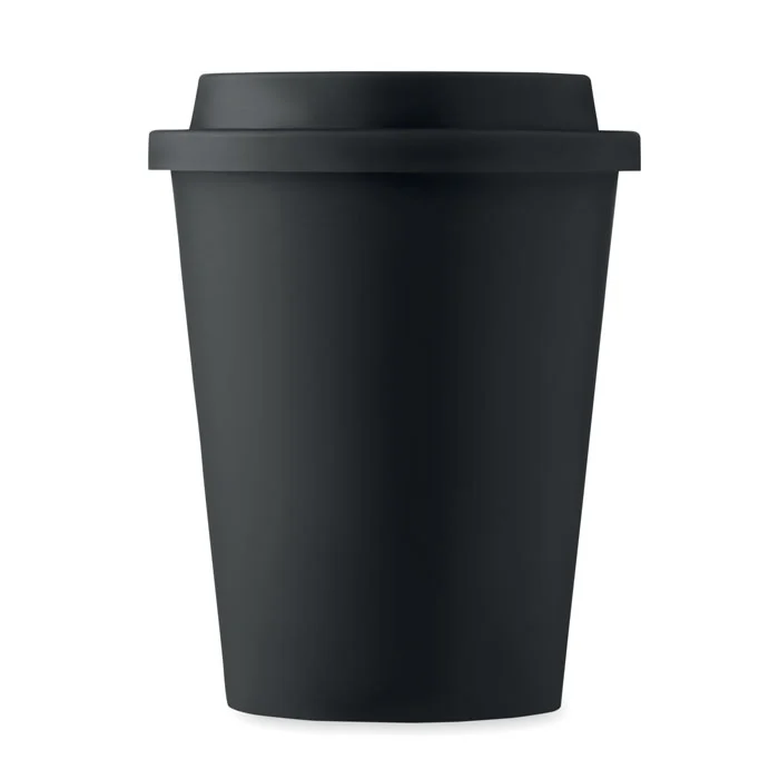 Pahar cu perete dublu și capac pentru băut din PP Nola