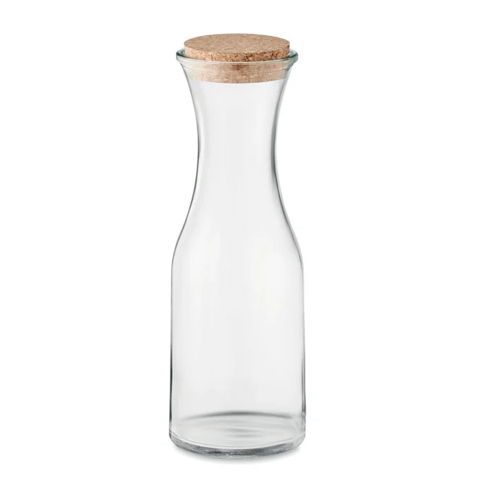 Carafă din sticlă reciclată cu capac din plută Picca
