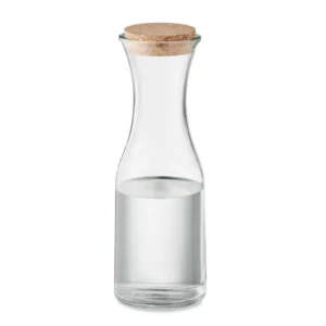 Carafă din sticlă reciclată cu capac din plută Picca